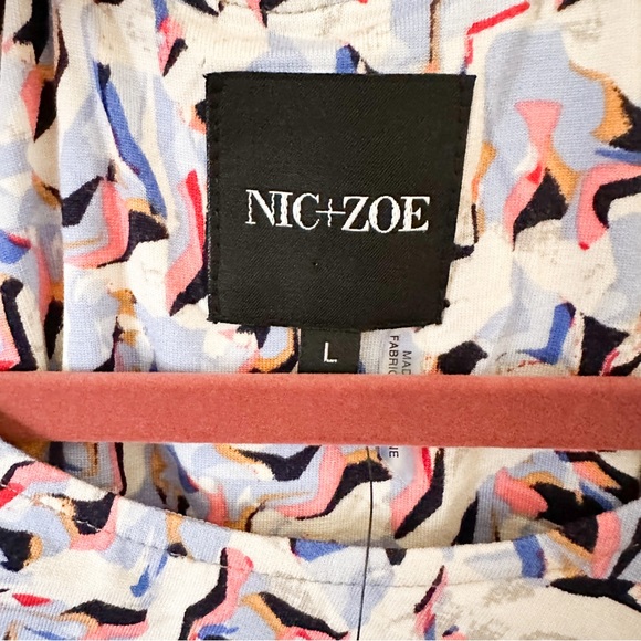 Nwt NIC+ZOE Side Twist Sheath Knee Length Dress - Picture 3 of 11